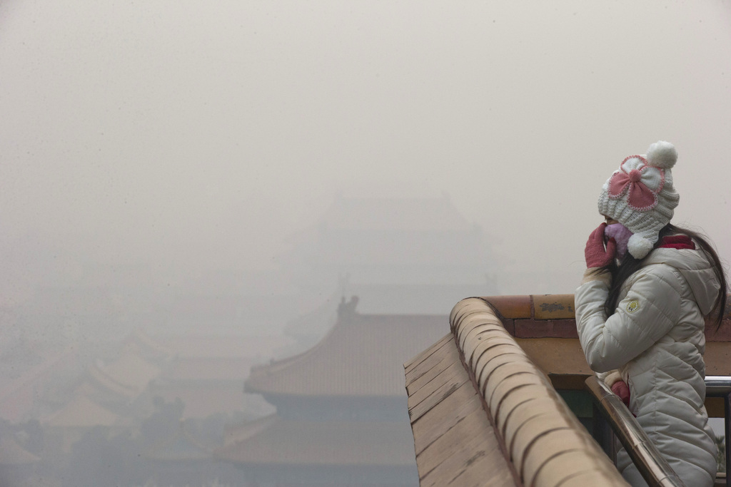 La municipalité de Pékin a décrété une "alerte rouge" à la pollution pour la toute première fois début décembre.