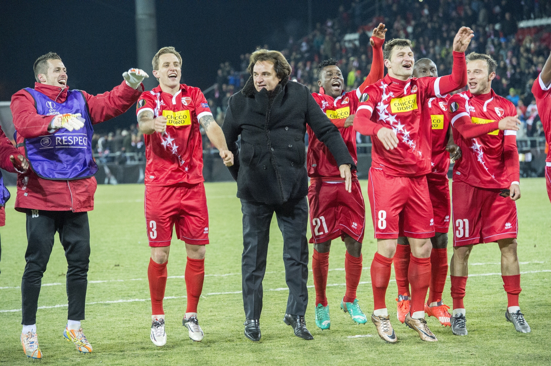 Sion le,10 déc.2015 : Europa League. Le FC Sion reçoit Liverpool au Stade de Tourbillon.©Sacha Bittel/Le Nouvelliste