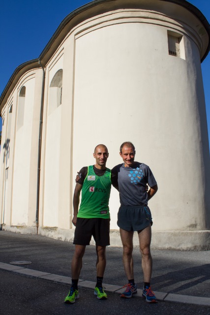 Lors d'une séance d'entraînement, César Costa et Alexis Gex-Fabry ont bouclé le parcours en 32 minutes.