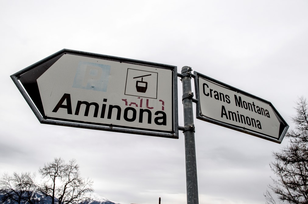 Pour rejoindre Aminona, seule la route de Mollens est ouverte.