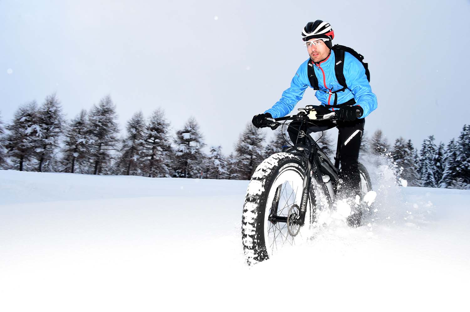 Le Nouvelliste s'est élancé sur les pentes de Crans-Montana, au guidon d'un "fatbike".