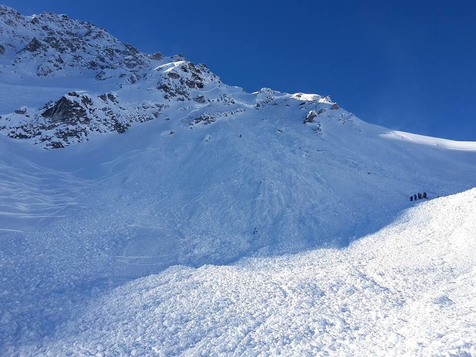 L'avalanche s'est délenchée dans le secteur du Col de la Mouche.