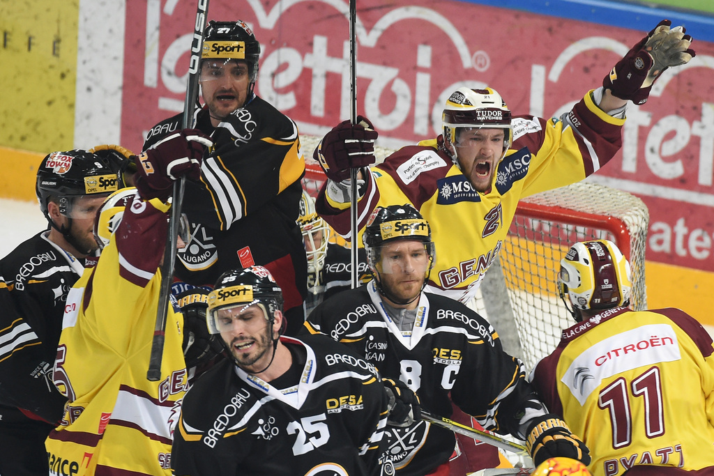 Un partout dans la série des demi-finale de play-off, entre Genève et Lugano.