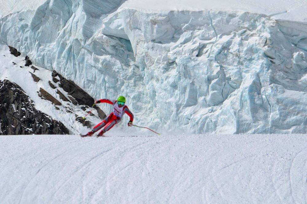 Une course mondialement connue au pied du glacier de l'Allalin.