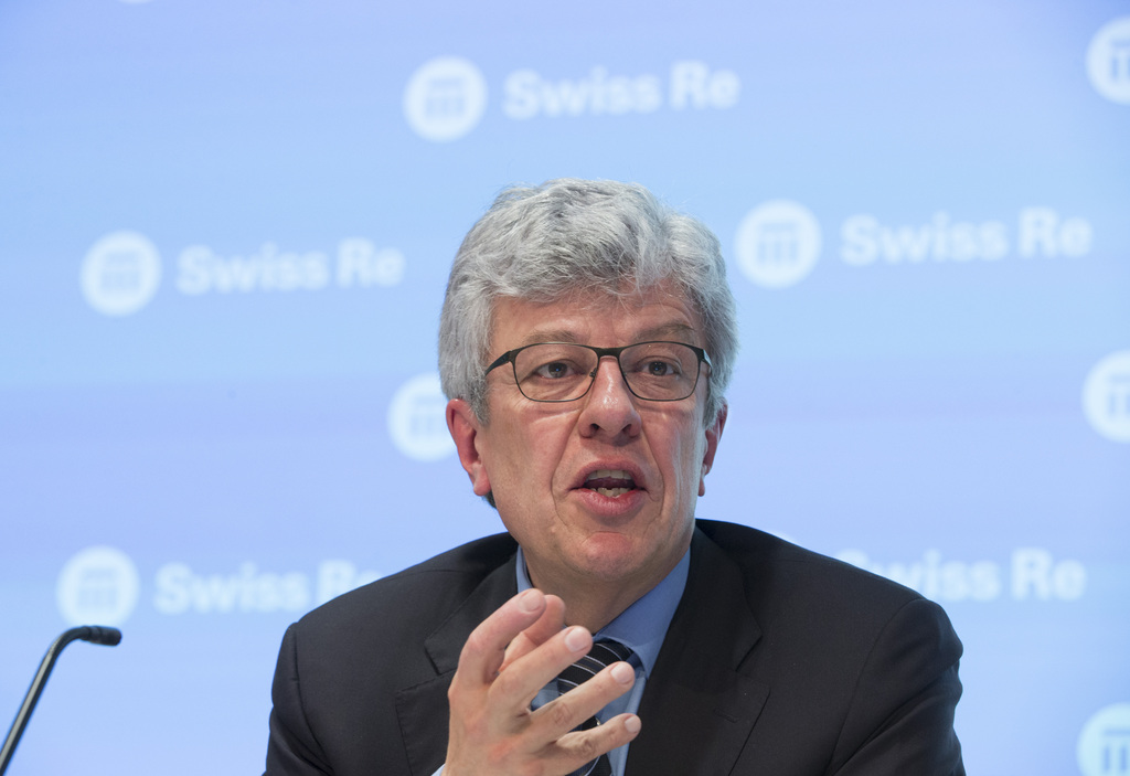 Les trois premiers mois de l'année se sont soldés sur une baisse de la rentabilité pour Swiss Re, dirigé par Michel Lies.