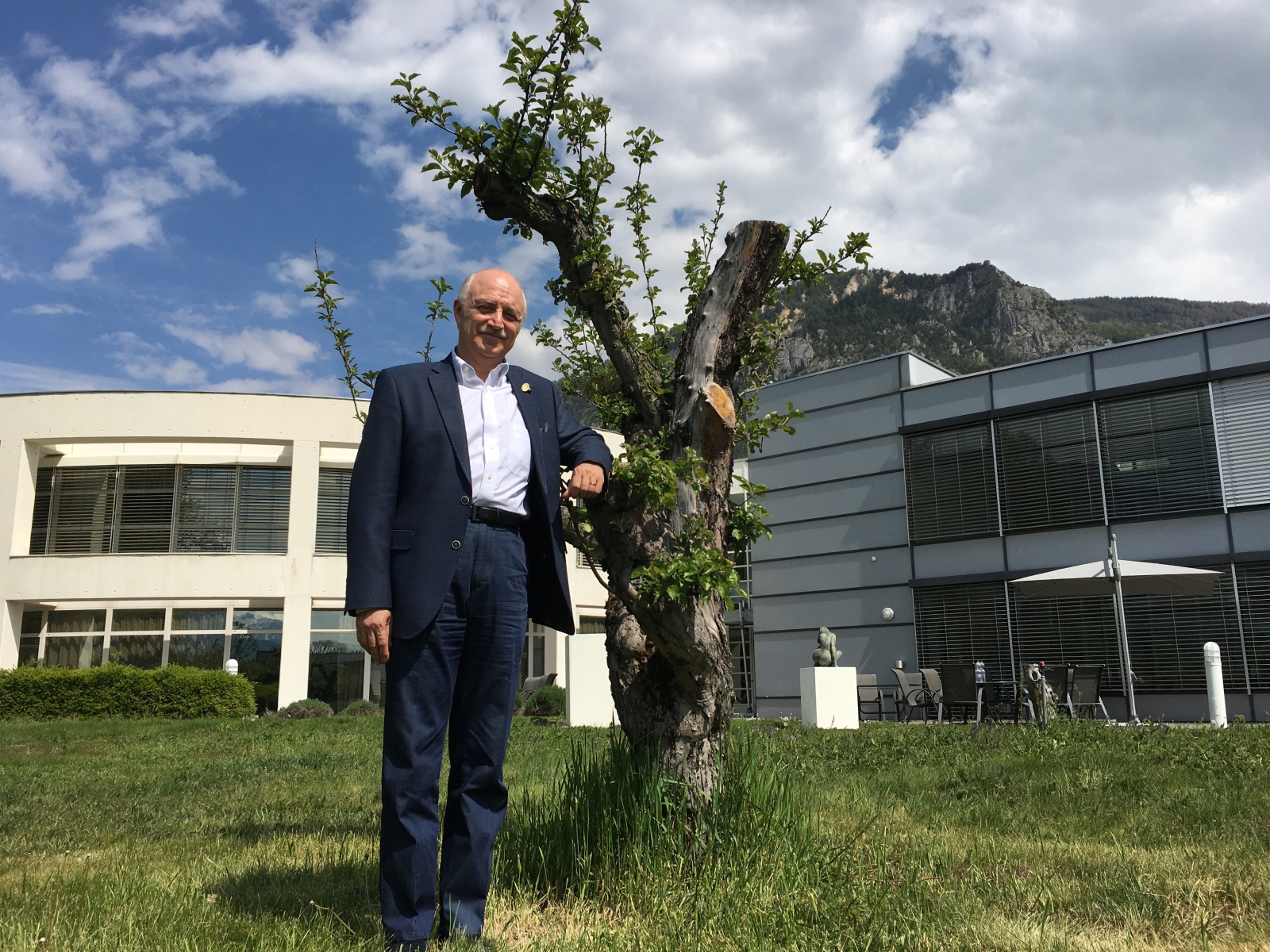 Bernard Gerbaka, président de la Société internationale pour la prévention des abus et de la maltraitance envers les enfants (ISPCAN). Sion, le 7 mai 2016