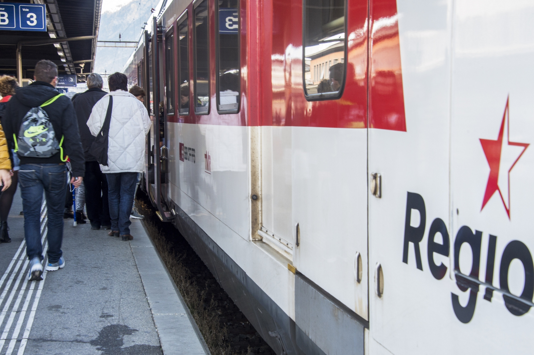 L'arrivée du RER Valais Wallis de RegionAlps a joué un rôle important dans le développement des transports publics dans le canton.