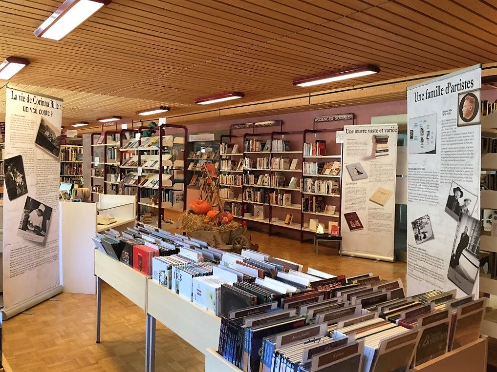 Les bibliothèques de la région Martigny-Entremont - celle de Bagnes sur cette photo - vont à la rencontre de la population jeudi 12 mai à Martigny.