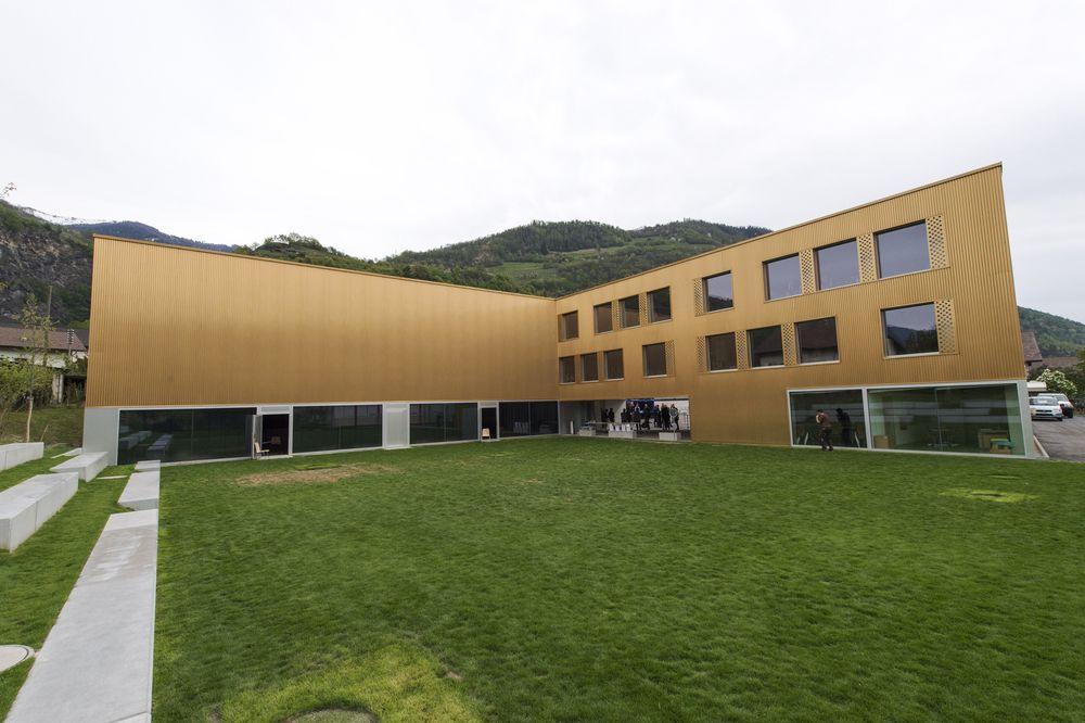 L'inauguration du nouveau centre scolaire d'Aproz a eu lieu jeudi soir.