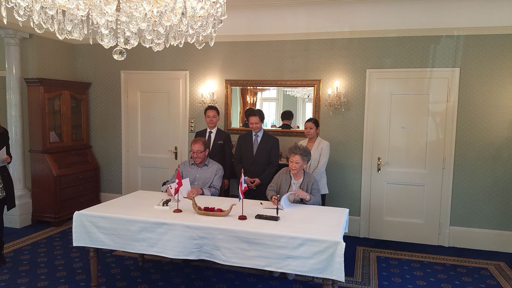 Un nouvel accord entre l'Ecole d'agriculture du Valais et la Thaïlande.