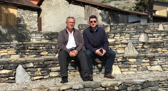 Michel Huser et Fabien Papilloud, candidats du PLR Vétroz-Magnot pour les communales 2016.