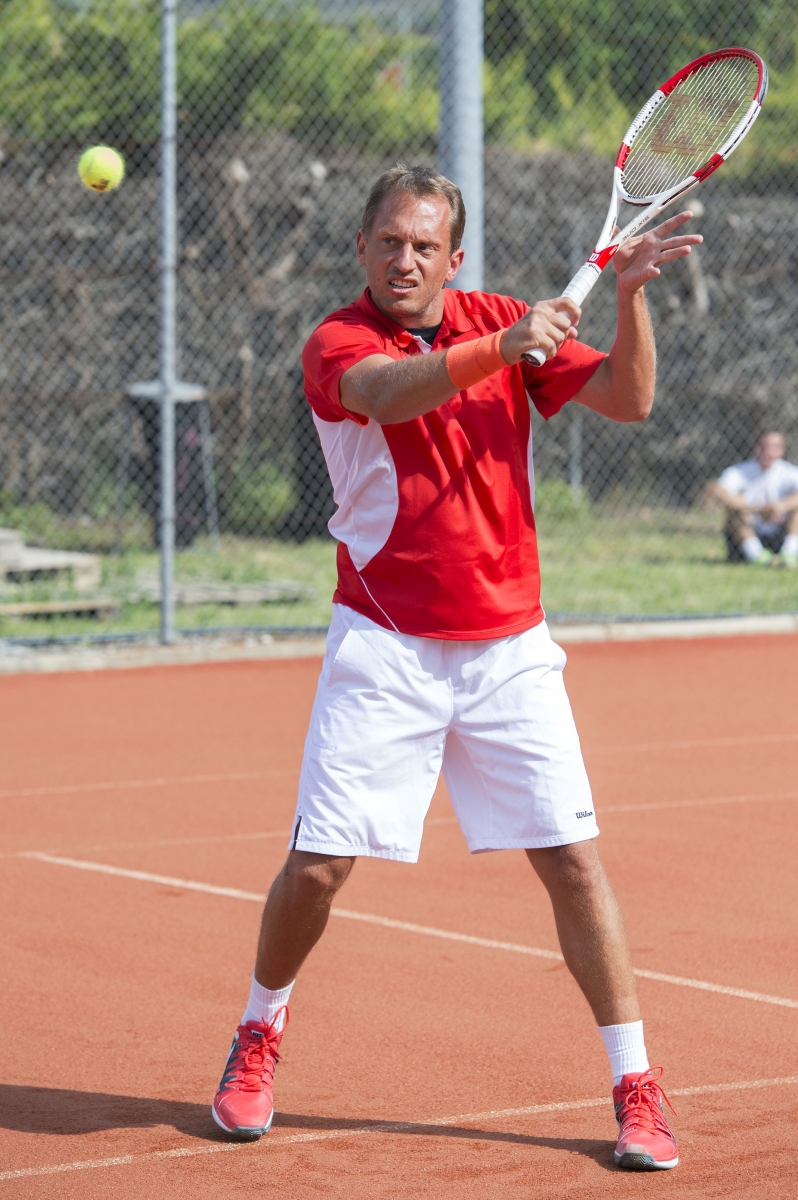 Granges, le 26 avril 2014



Match d'exhibition du Tennis Club de Granges entre Yves Alegro et Fabrice Santoro.



Ici Yves Allegro.



Sacha Bittel/Le Nouvelliste