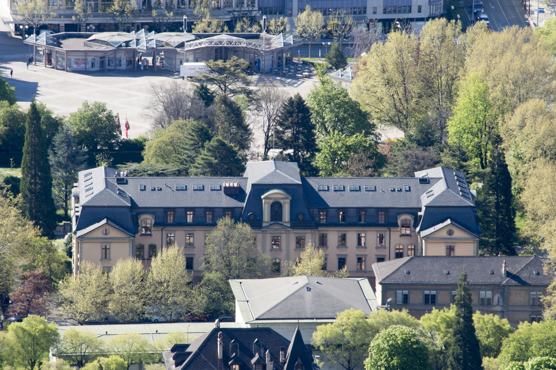 Sion le, 18 avril 2016: Batiment de l'état du Valais. Tribunal Cantonal.©Sacha Bittel/Le Nouvelliste
