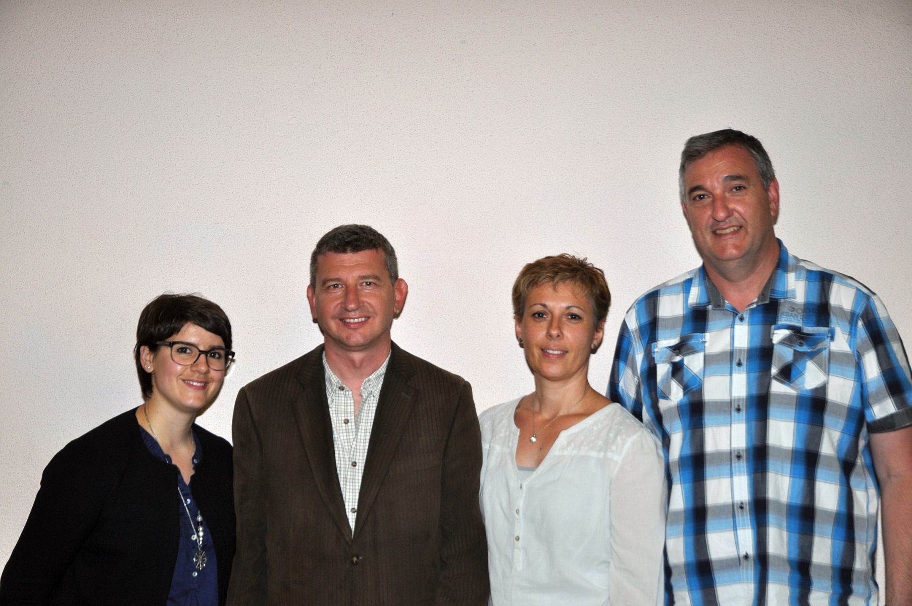 De gauche à droite: Déborah Vergères-Zuber, Jérôme Pellissier, Martine Perruchoud Hofstädter et Cédric Rudaz.