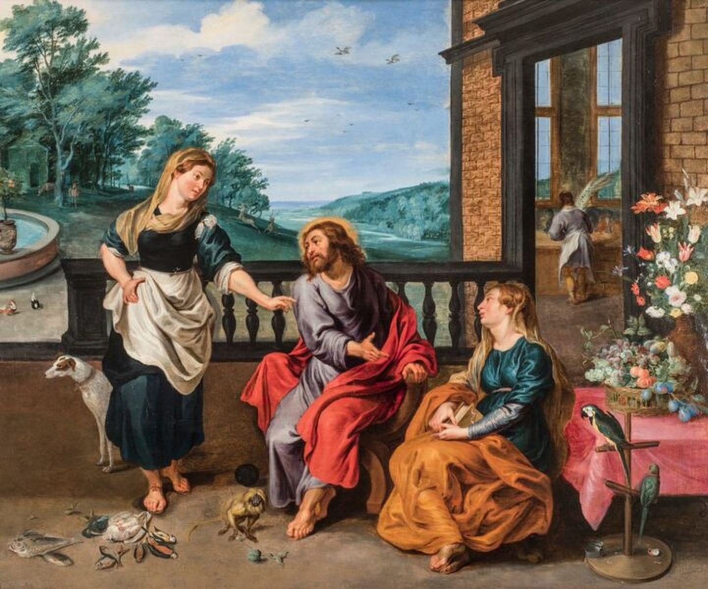 "Le Christ en visite chez Marthe et Marie" de Jan Brueghel II et Peter-Paul Rubens, sera visible au musée de l'Evêché à Sion.