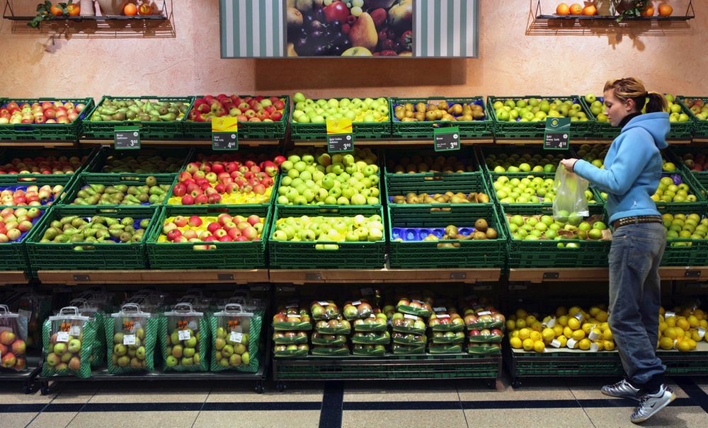 Dans les commerces, les pommes bio rencontrent un vif succès.