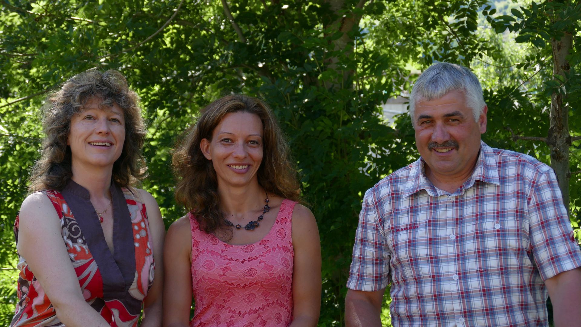 Dominique Coppey-Cretton, Carole Bobillier-Thétaz et Pascal Tornay.