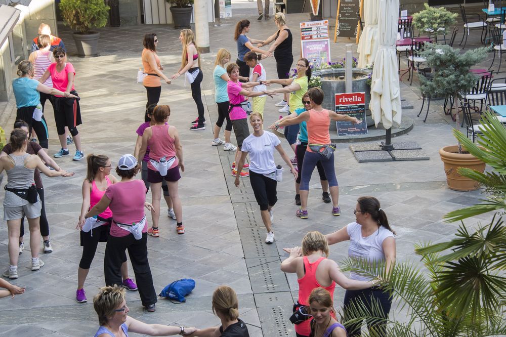 Une large majorité de femmes participe aux cours d'Urban Training.