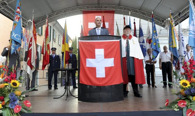 Le Conseiller fédéral Alain Berset était présent aujourd'hui, lors de l'ouverture du Festival de Films de Locarno.