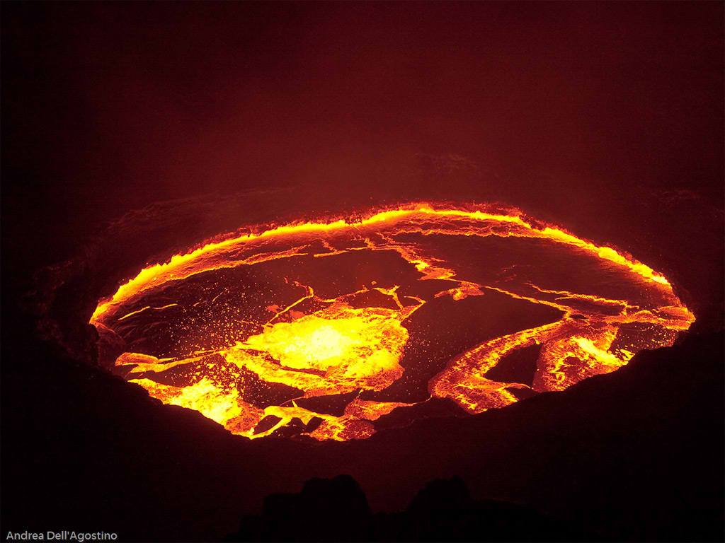 Le volcan Erta Ale, en Ethiopie.