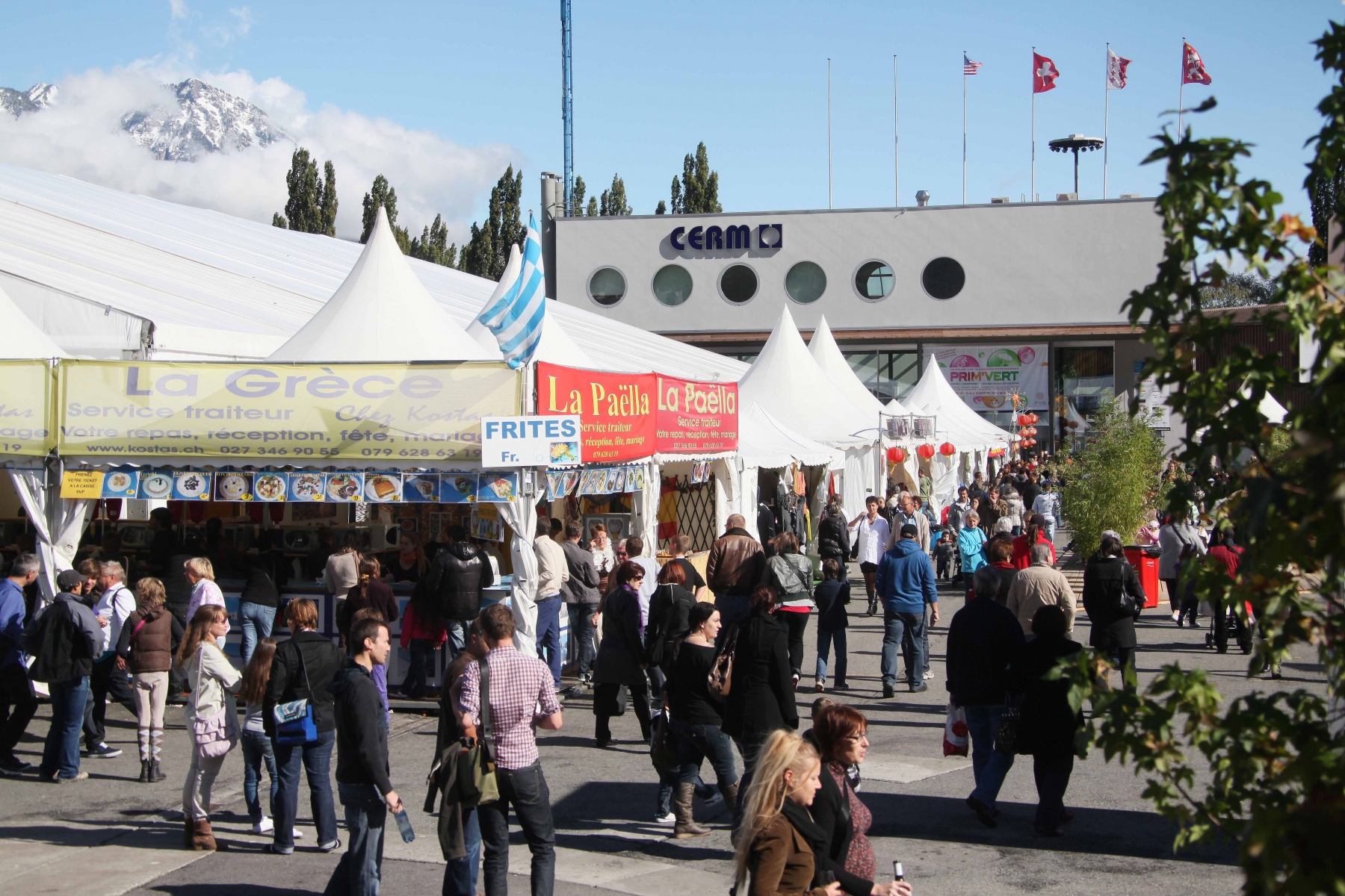 La Foire du Valais, édition 2012, espère battre à nouveau le record de fréquentation.