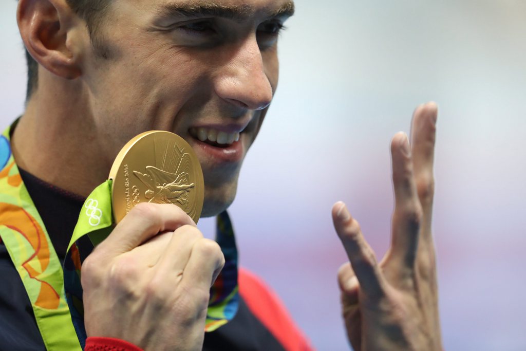 Michael Phelps détient 26 médailles olympiques, dont 22 d'or.