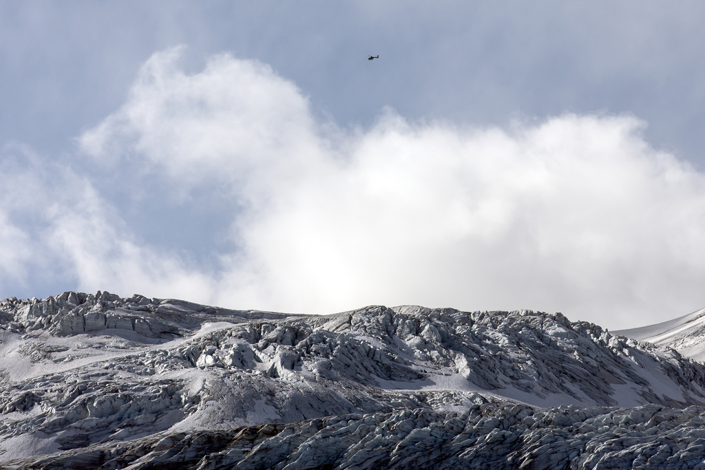 Des débris de l'appareil ont été repérés sur un glacier, au-dessus du col du Susten.