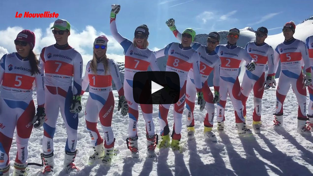 Rendez-vous traditionnel de début de saison pour Swiss Ski. Au programme: séance photo et interviews.