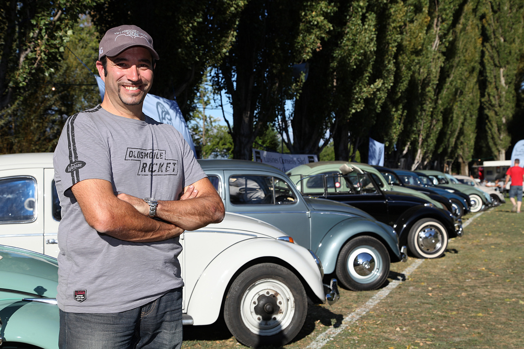 Joe Esteve sera rejoint par plus de 300 VW et Porsche ce week-end aux Îles. 