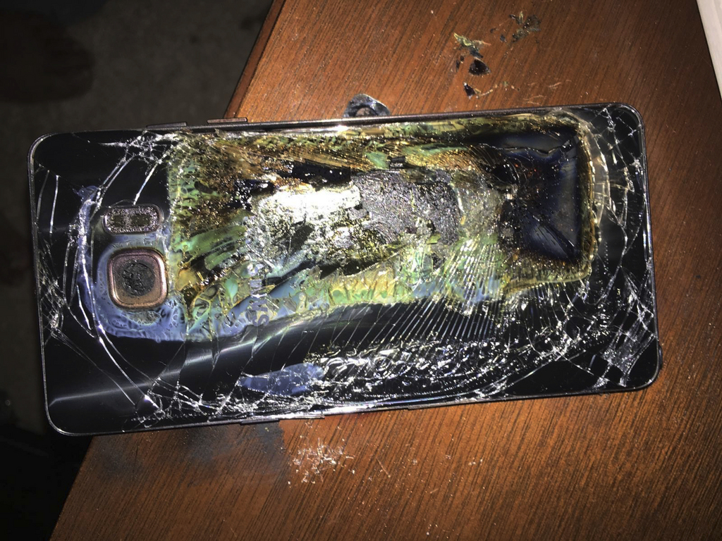 Des images incroyables de Samsung Galaxy Note 7 explosés avaient été partagées sur la toile.