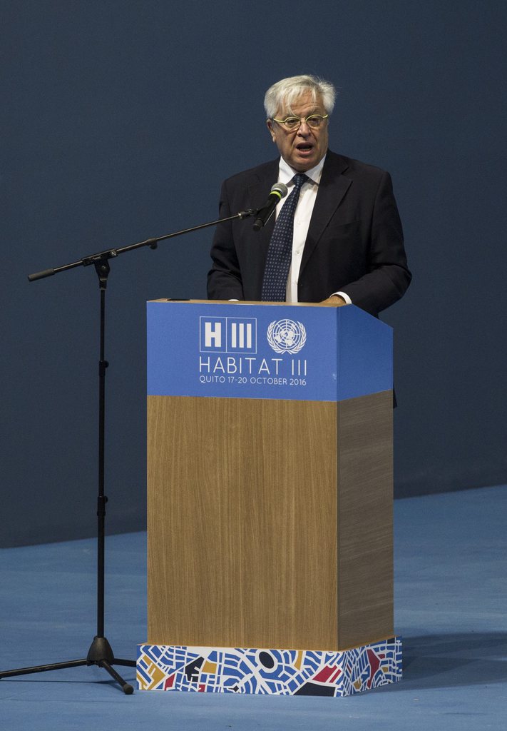 Joan Clos, chef de la conférence Habitat III.