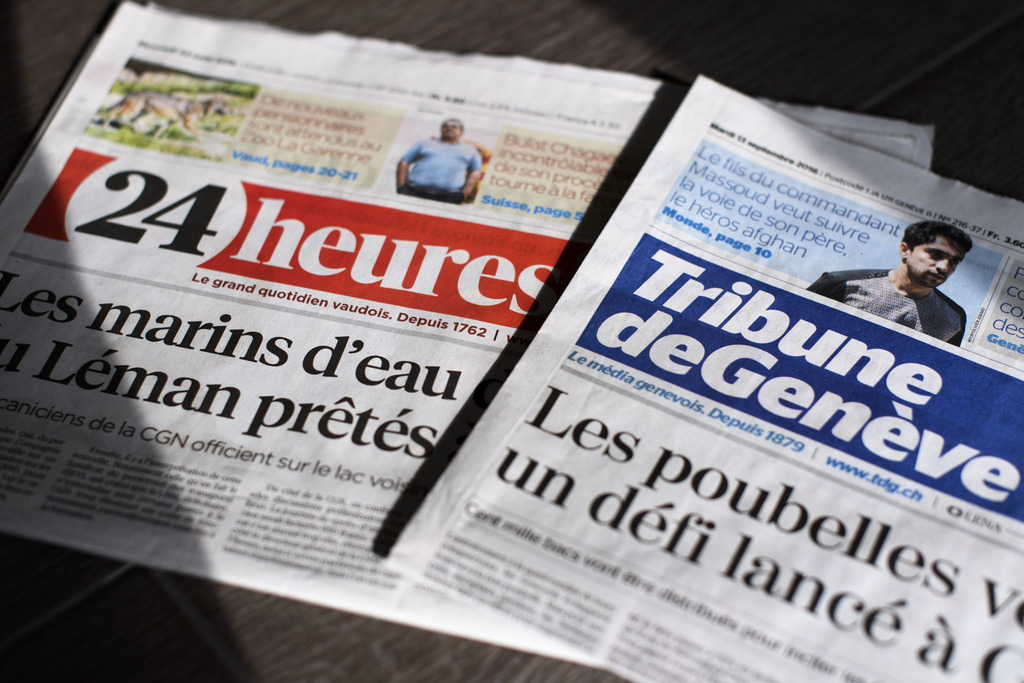 Tamedia édite notamment les quotidiens 24 heures et Tribune de Genève.
