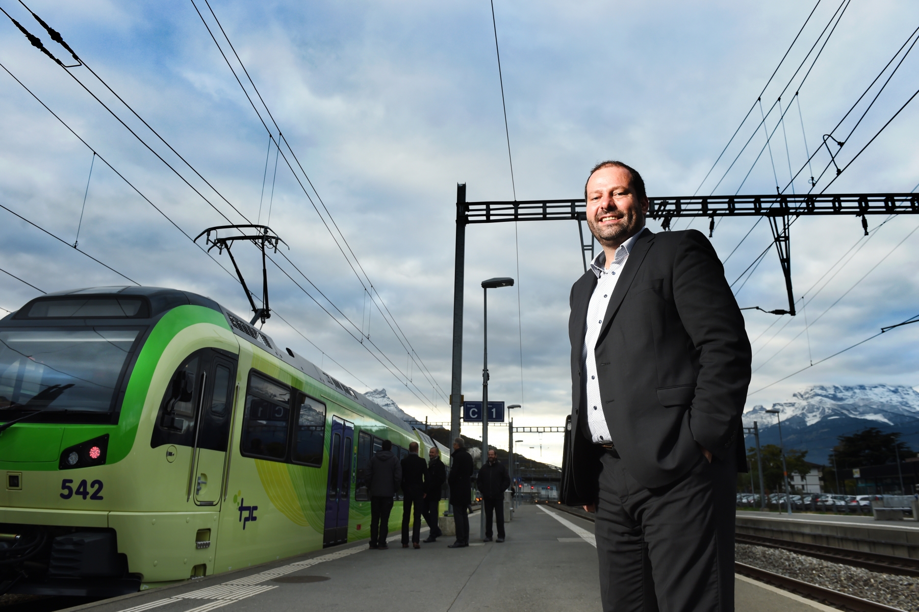 Aigle - 21 octobre  2016 - Grégoire Praz, directeur des TPC (Transports Publics du Chablais). Photo: Sabine Papilloud PRAZ_TPC1