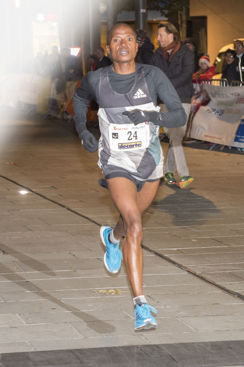 Martigny le, 12 nov.2016 : Corrida d'Octodure . Matheka Bernard. ©Sacha Bittel/Le Nouvelliste