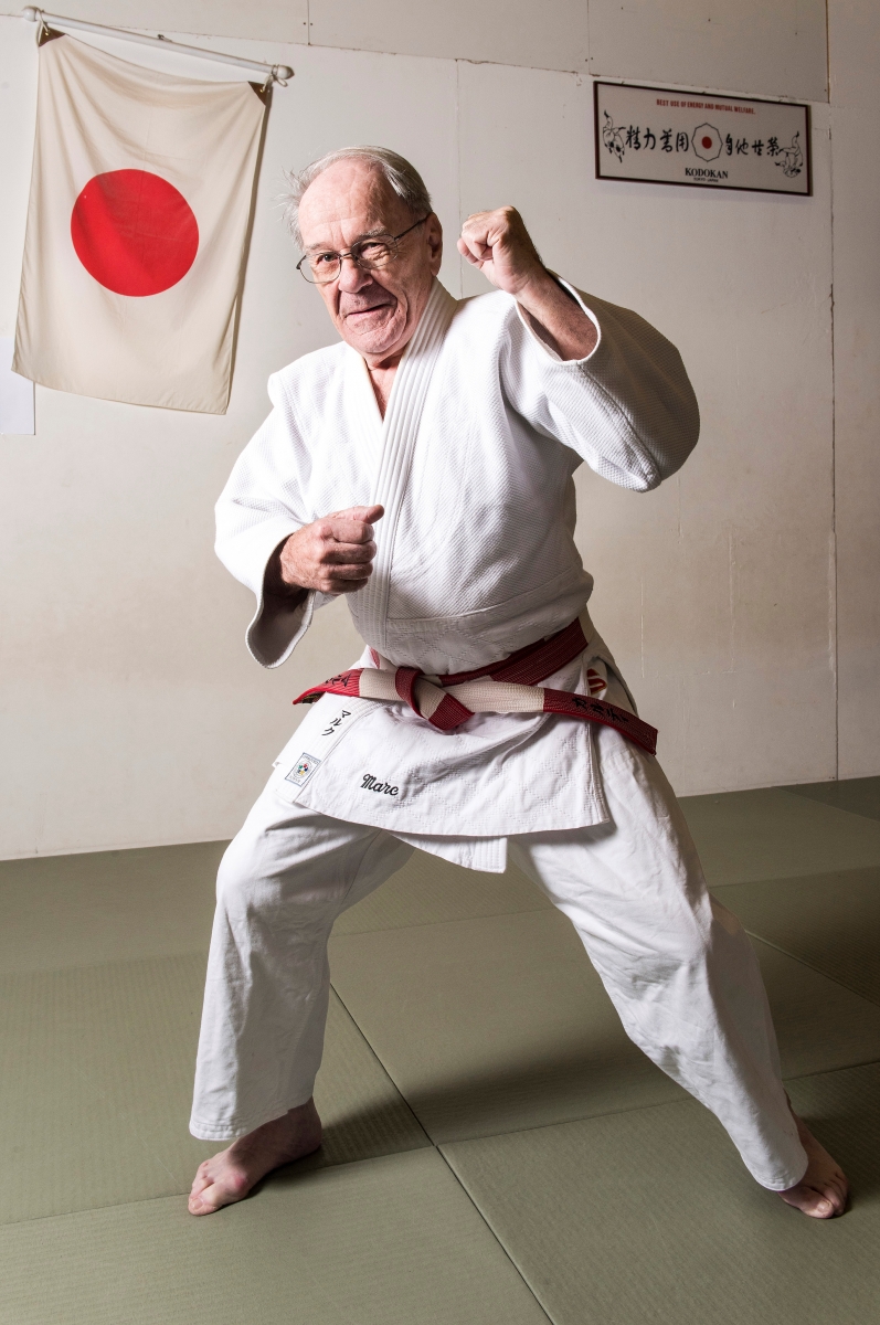 Sion, le 16.11.2016. Marc CURTY, president et fondateur du Judo-Club de Sion fete 50 ans d'activité. (Le Nouvelliste/Christian HOFMANN) Judo Club de Sion