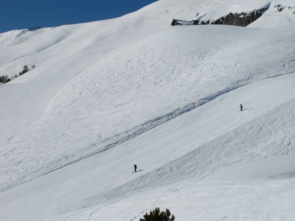 La piste des Violettes sera damée dès ce week-end. 