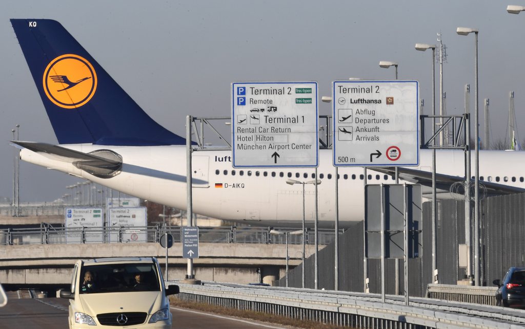 Nombre d'avions de la compagnie Lufthansa restent encore cloués au sol ce mercredi.