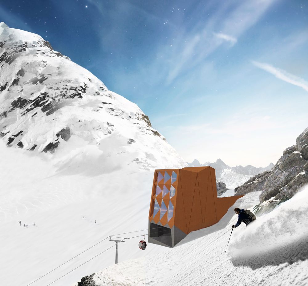 La gare supérieure du Super, à 2800 mètres d'altitude, serait transformée en un lodge.