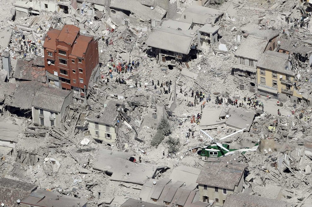 Le centre de l'Italie a été particulièrement touché cette année par une succession de tremblements de terre.