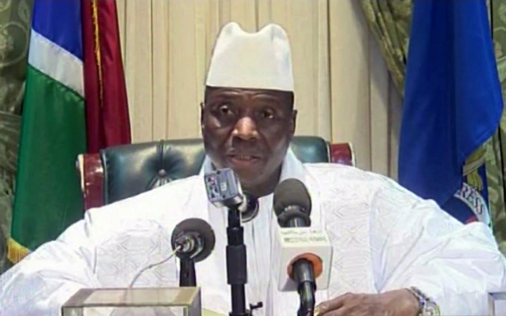 Jammeh avait refusé pendant des semaines de reconnaître sa défaite à l'élection présidentielle du 1er décembre.