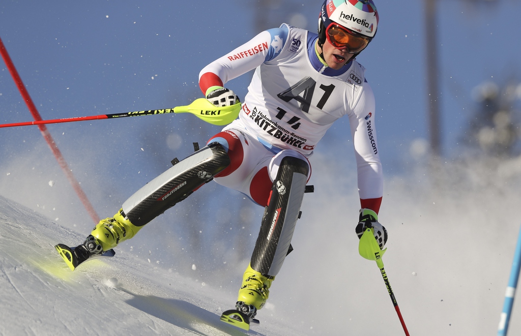 Daniel Yule a une nouvelle fois la possibilité de décrocher un podium à Kitzbühel. Il devra confirmer en deuxième manche.