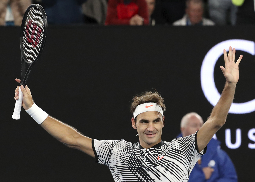 Jeudi, Roger Federer disputera sa treizième demi-finale à Melbourne, sa quarante-et-unième dans un tournoi du Grand Chelem.