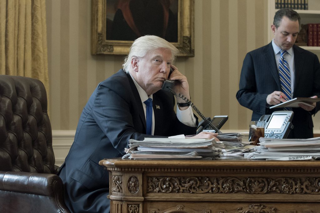 Donald Trump a passé sa journée à appeler des chefs d'Etat du monde entier. 