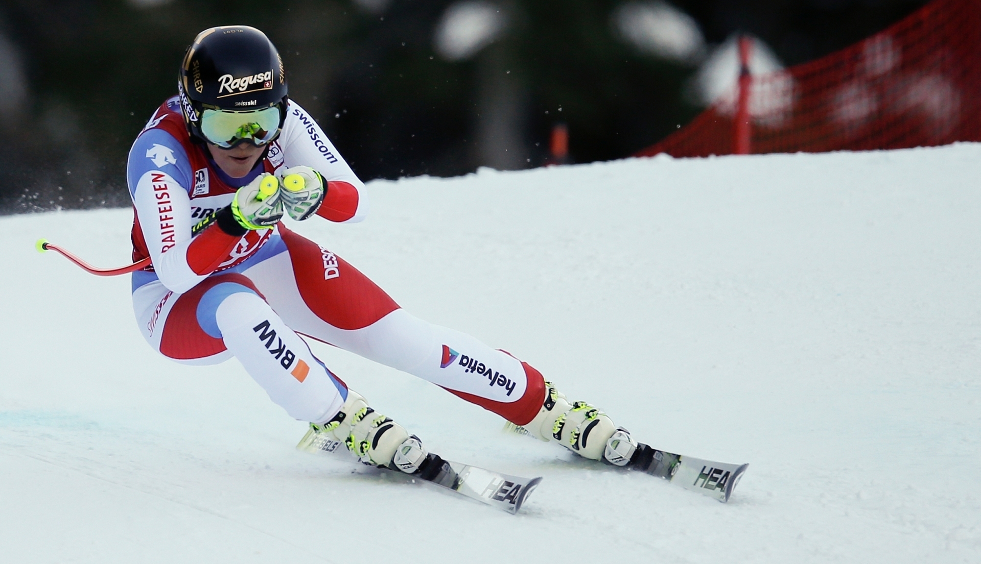 Switzerland's Lara Gut competes during an alpine ski, women's World Cup super-G, in Garmisch-Panterkirchen, Germany, Sunday, Jan. 22, 2017. (AP Photo/Marco Trovati) Germany Alpine Skiing World Cup