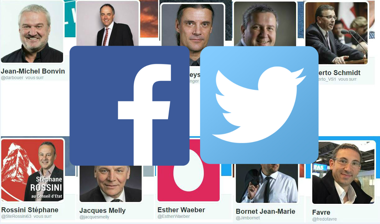 Dix des treize candidats sont sur Twitter.