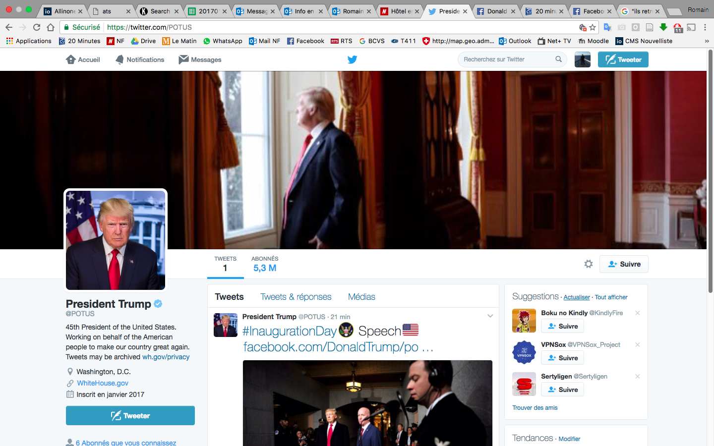 Donald Trump est connu pour tweeter frénétiquement.