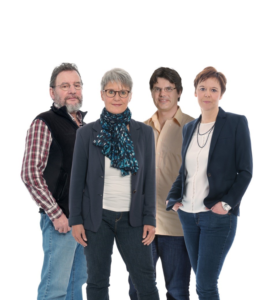 Mario Dumoulin, Madeline Heiniger, Jan Schönbächler et Véronique Chételat Maye sont tous candidats pour l’ADG.