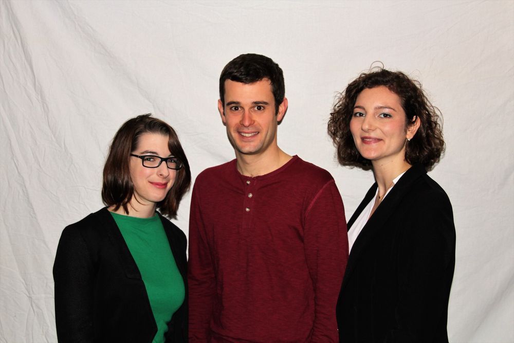 Les candidats Verts de Martigny à la députation, Céline Lugon, Alain Foehn et Camille Crestani.