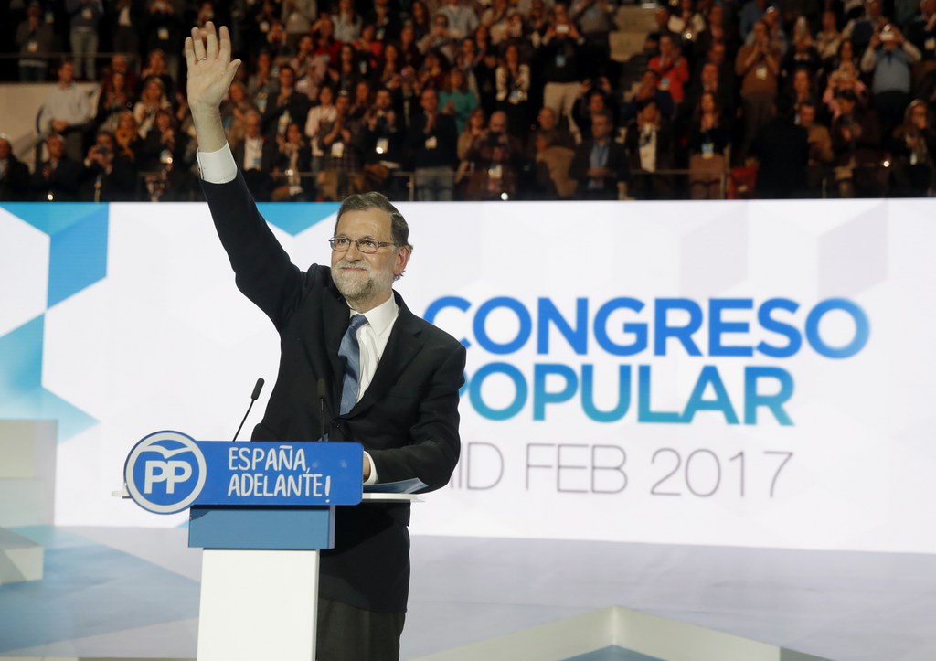 Mariano Rajoy a obtenu 95% des suffrages. 