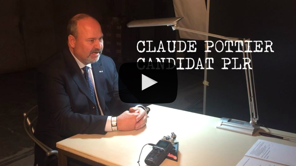 Claude Pottier candidat PLR a passé notre interrogatoire politique au sous-sol du Nouvelliste. (VIDEO au fond de l'article dans nos éditions papier et numériques)